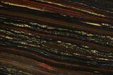 Polished Tiger Iron Stromatolite - Billion Years #129284-1